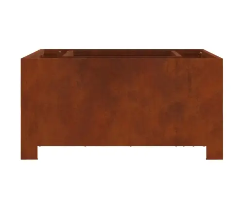 Ugunsgrēks Kvadrātveida 60X60X30 Cm Izturīgais Tērauds Vidaxl