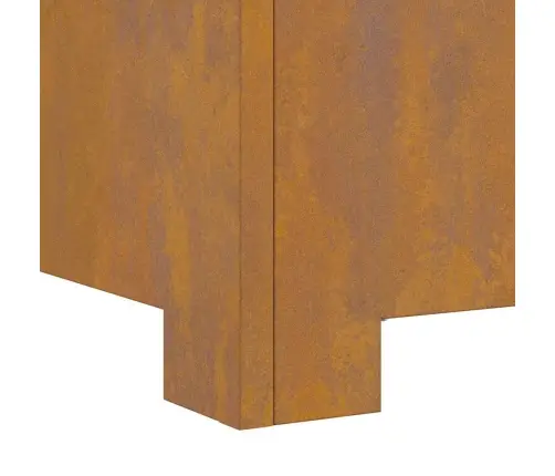 Lõkkekoht Pruun 80 X 80 X 40 Cm Kulunud Teras