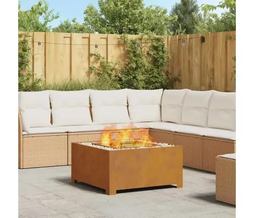 Lõkkekoht Pruun 80 X 80 X 40 Cm Kulunud Teras