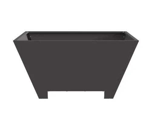 Ugunsbedre Kvadrātveida Melnā 60X60X30 Cm Tērauds Vidaxl