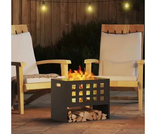 Lõkkekoht Must 50 X 30 X 40 Cm Teras