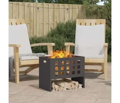 Lõkkekoht Must 50 X 30 X 40 Cm Teras