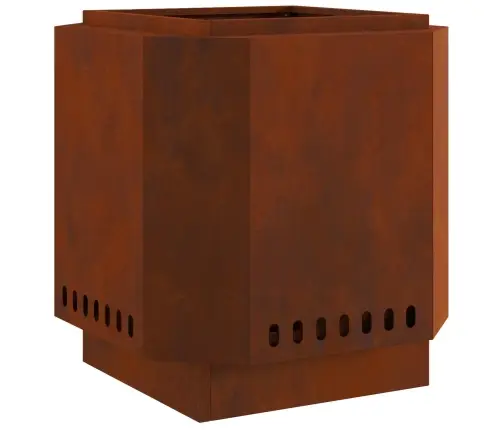 Bezmaksas Uguns Bedre 48X48X51 Cm Laika Apstākļiem Izturīgs Tērauds Vidaxl
