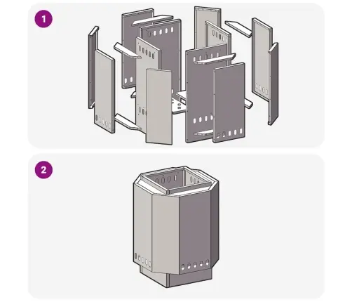 Melnais Bez Dūmu Ugunskurs 38X38X51 Cm No Tērauda Vidaxl