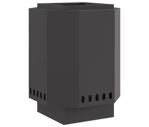 Melnais Bez Dūmu Ugunskurs 38X38X51 Cm No Tērauda Vidaxl