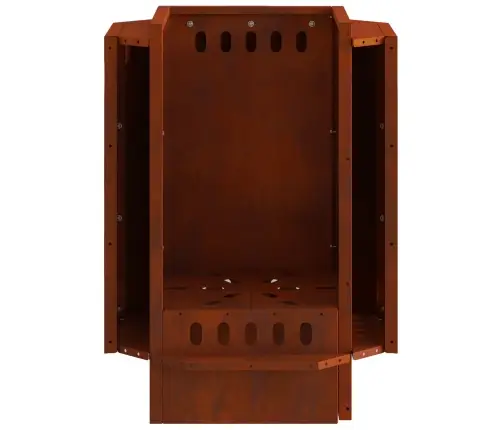 Bez Dūmiem Ugunskurs 38X38X51 Cm, Izturīgs Pret Laika Apstākļiem Tērauds Vidaxl