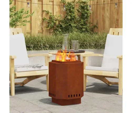 Bez Dūmiem Ugunskurs 38X38X51 Cm, Izturīgs Pret Laika Apstākļiem Tērauds Vidaxl