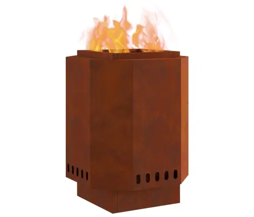 Bez Dūmiem Ugunskurs 38X38X51 Cm, Izturīgs Pret Laika Apstākļiem Tērauds Vidaxl