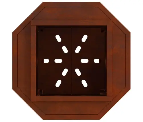 Bez Dūmiem Ugunskurs 38X38X51 Cm, Izturīgs Pret Laika Apstākļiem Tērauds Vidaxl