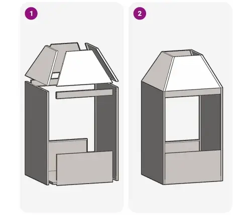 Lõkkekoht Must 50 X 50 X 100 Cm Teras