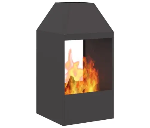 Lõkkekoht Must 50 X 50 X 100 Cm Teras