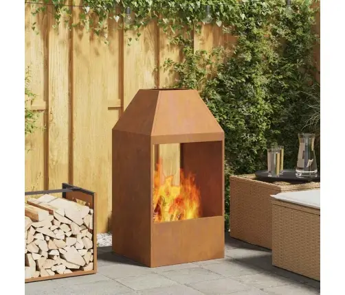 Lõkkekoht Pruun 50 X 50 X 100 Cm Teras