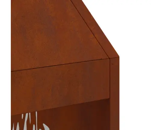 Uguns Bedre 50X50X100 Cm - Laika Izturīgs Tērauds Vidaxl