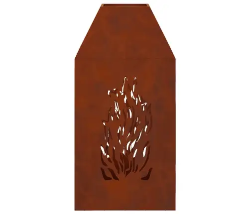 Uguns Bedre 50X50X100 Cm - Laika Izturīgs Tērauds Vidaxl