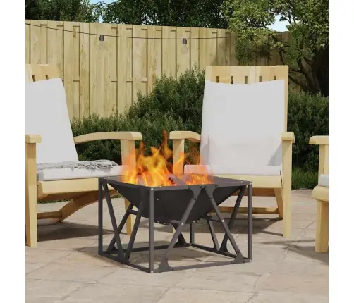 Laužavietė Juoda 50 X 50 X 35 Cm Plienas