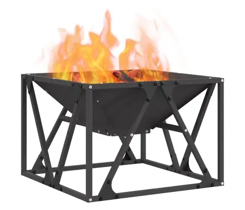 Laužavietė Juoda 50 X 50 X 35 Cm Plienas