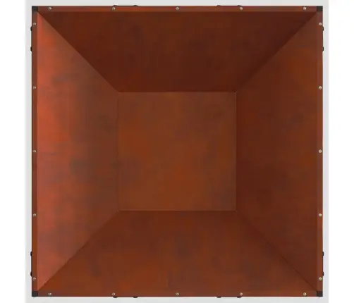 Uguns Bedre Kvadrātveida 80X80X40 Cm Laika Izturīga Tērauda Vidaxl