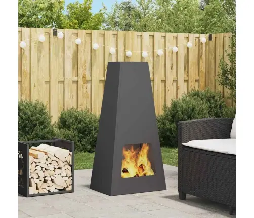 Lõkkekoht Must 50 X 35 X 100 Cm Teras