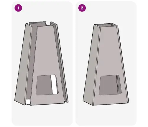 Ugunsbedre 50X35X100 Cm Laika Izturīgs Tērauds Vidaxl