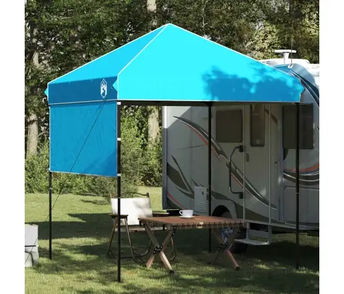 Nojumes Telts Zila 200 X 200 Cm Oksfordas Audums Vidaxl