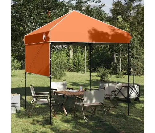 Kupolo Palapinė Oranžinė 194 X 194 X 251 Cm Audinys