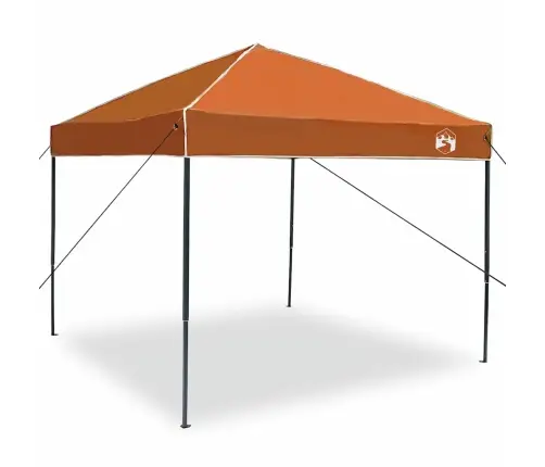 Nojumes Telts Oranža 250 X 250 X 227 / 236 / 245 Cm Vidaxl