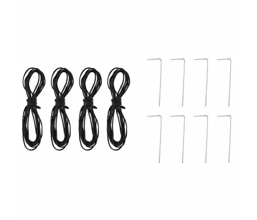 Nojumes Telts Oranža 300 X 300 X 227 / 236 / 245 Cm Vidaxl