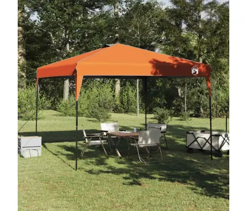 Kupolo Palapinė Oranžinė 290 X 290 X 251 Cm Audinys