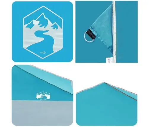 Katuse Telk Sinine 395 X 395 X 251 Cm Kangas