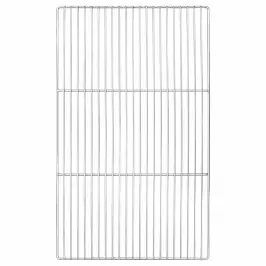 Grila Restes Sudraba 67 X 40 Cm Nerūsējošs Tērauds Vidaxl