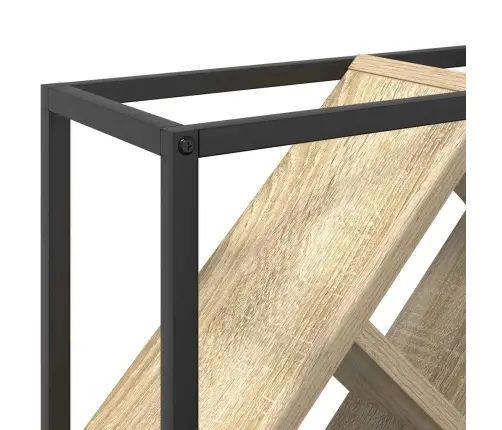 Vīna Plaukts Sonoma Ozols 51X18X52,5 Cm Inženierijas Koks Vidaxl