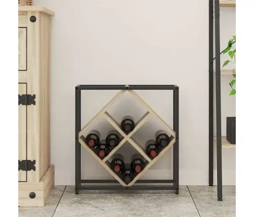 Vīna Plaukts Sonoma Ozols 51X18X52,5 Cm Inženierijas Koks Vidaxl