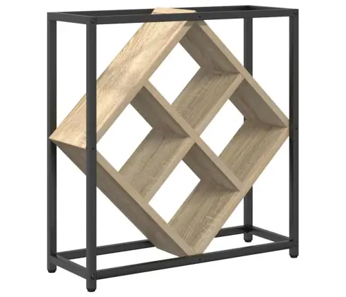 Vīna Plaukts Sonoma Ozols 51X18X52,5 Cm Inženierijas Koks Vidaxl