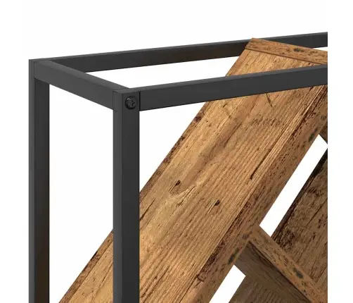 Veepudeli Riiul Vana Puit 51 X 18 X 52,5 Cm Tehispuit