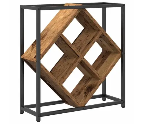 Veepudeli Riiul Vana Puit 51 X 18 X 52,5 Cm Tehispuit