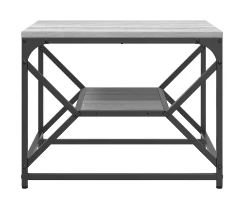 Kavos Staliukas Pilka Sonoma Ąžuolo 51 X 50 X 40 Cm Kavos Staliukas Pilka Sonoma Ąžuolo 51 X 50 X 40 Cm