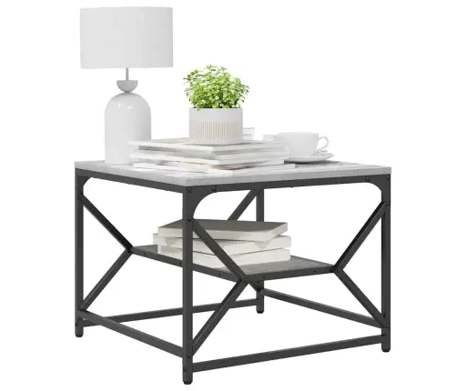 Kavos Staliukas Pilka Sonoma Ąžuolo 51 X 50 X 40 Cm Kavos Staliukas Pilka Sonoma Ąžuolo 51 X 50 X 40 Cm
