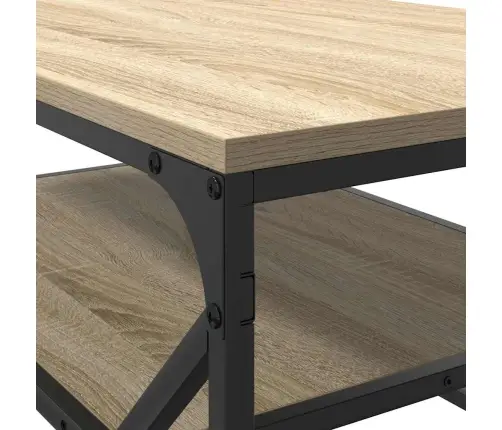 Kafijas Galdiņš Ar Plauktu Sonoma Ozols 90X50X40 Cm Inženierijas Koks Vidaxl