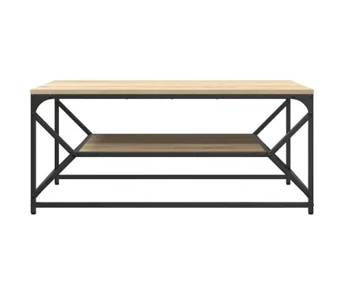 Kafijas Galdiņš Ar Plauktu Sonoma Ozols 90X50X40 Cm Inženierijas Koks Vidaxl