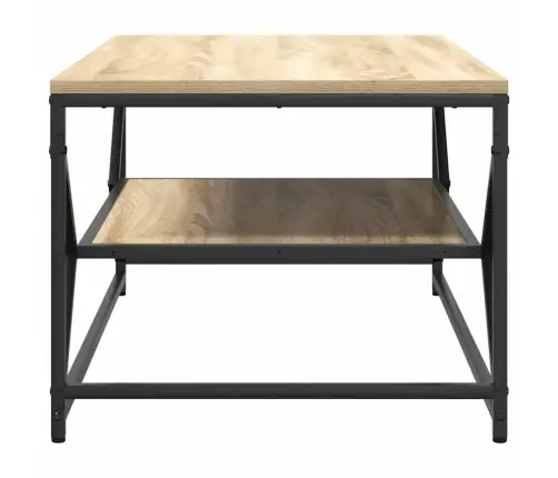 Kafijas Galdiņš Ar Plauktu Sonoma Ozols 90X50X40 Cm Inženierijas Koks Vidaxl