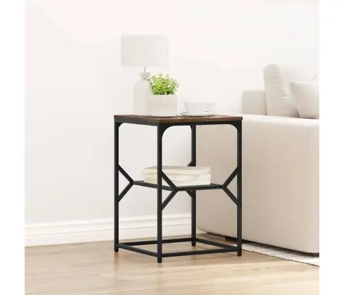 Sānu Galdiņš Dūmaka 41X40X60 Cm Inženieru Koks Vidaxl Sānu Galdiņš Dūmaka 41X40X60 Cm Inženieru Koks Vidaxl