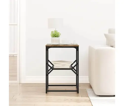 Sānu Galdiņš Dūmaka 41X40X60 Cm Inženieru Koks Vidaxl Sānu Galdiņš Dūmaka 41X40X60 Cm Inženieru Koks Vidaxl