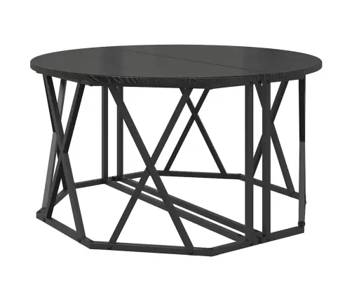 Kafijas Galdiņš Melns Ozols 80X80X42 Cm Vidaxl Kafijas Galdiņš Melns Ozols 80X80X42 Cm Vidaxl