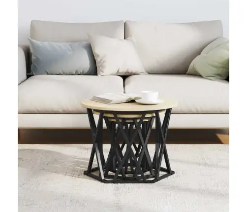 Pesitsus Külglaud 3 Pcs Sonoma Tamm 53 X 53 X 40 Cm