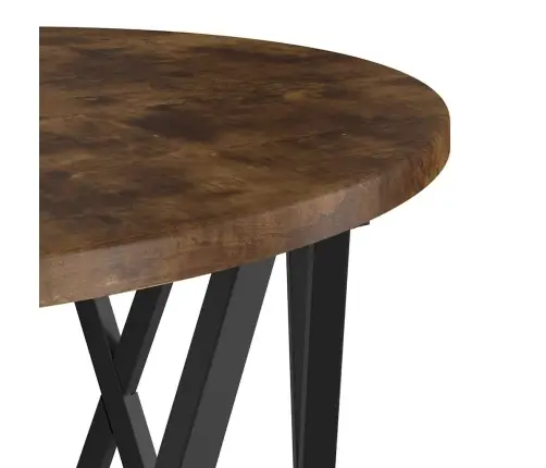 Nesting Šoninis Stalas 3 Pcs Dūminio Ąžuolo 53 X 53 X 40 Cm Nesting Šoninis Stalas 3 Pcs Dūminio Ąžuolo 53 X 53 X 40 Cm