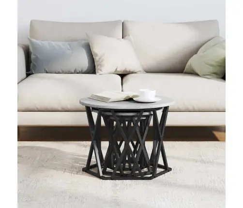 Nesting Sānu Galdi 3 Gab. Pelēks Sonoma Inženierijas Koks Vidaxl