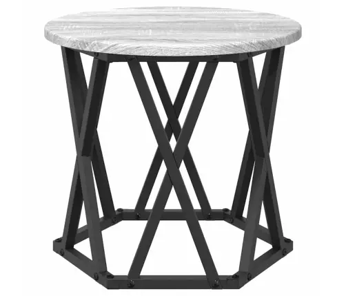 Nesting Sānu Galdi 3 Gab. Pelēks Sonoma Inženierijas Koks Vidaxl