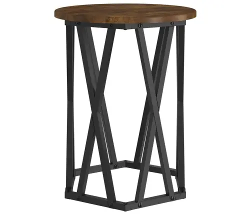 Blakus Galdiņi 2 Gabali Dūmots Ozols Inženierijas Koks Vidaxl