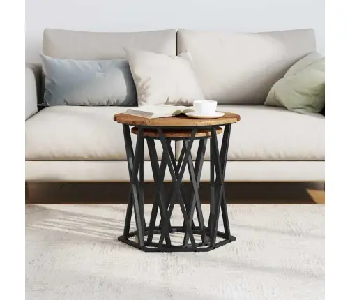 Blakus Galdiņi 2 Gab. Vecs Koks Pārstrādāts Koks Vidaxl