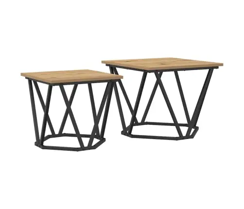 Malas Galdiņi 2 Gab. Amatnieku Ozola Inženierijas Koks Vidaxl Malas Galdiņi 2 Gab. Amatnieku Ozola Inženierijas Koks Vidaxl